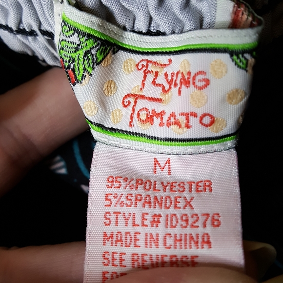 Flying Tomato Sexy Deck Evening Dress Mini Black Colorful Straps Meduim - Picture 7 of 11